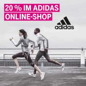 Telekom-Kunden: 20% Gutschein auf den adidas Online-Shop Telekom-Kunden: 20% Gutschein auf den adidas Online-Shop