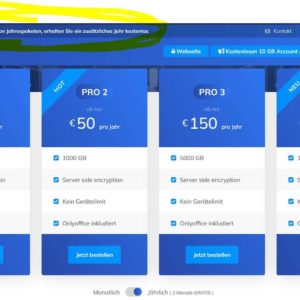 1+1 Jahr Gratis bei Cloud/Daten Hoster Cubeatic