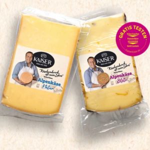 🧀 Gratis testen - Kaiser Käse Alpenkäse (Lokal Bayern)