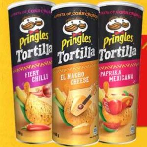 2 für 1 beim Kauf von 2 Pringles Tortilla (bis zu 10x)