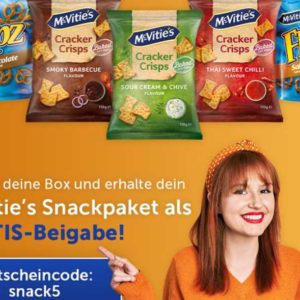 Utry.me: Gratis Snackpaket bei einer Box-Bestellung
