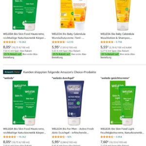 Weleda Produkte bei Amazon %%%