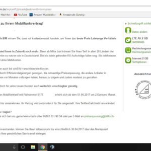 *ABZOCKE* WinSim verkauft vermeindliches EU-Paket!