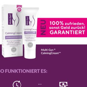 🧴 Gratis testen - Multi-Gyn CalmingCream (bei Unzufriedenheit) GzG