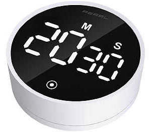 Pearl: PEARL Digitaler Küchen-Timer mit Drehrad, LCD-Display & Magnethalter gratis statt 8,99€ + VSK